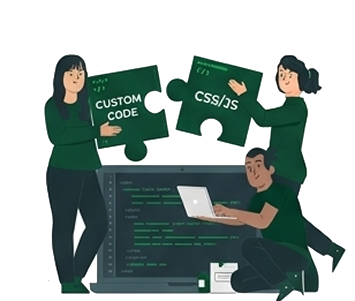100% Custom Coded